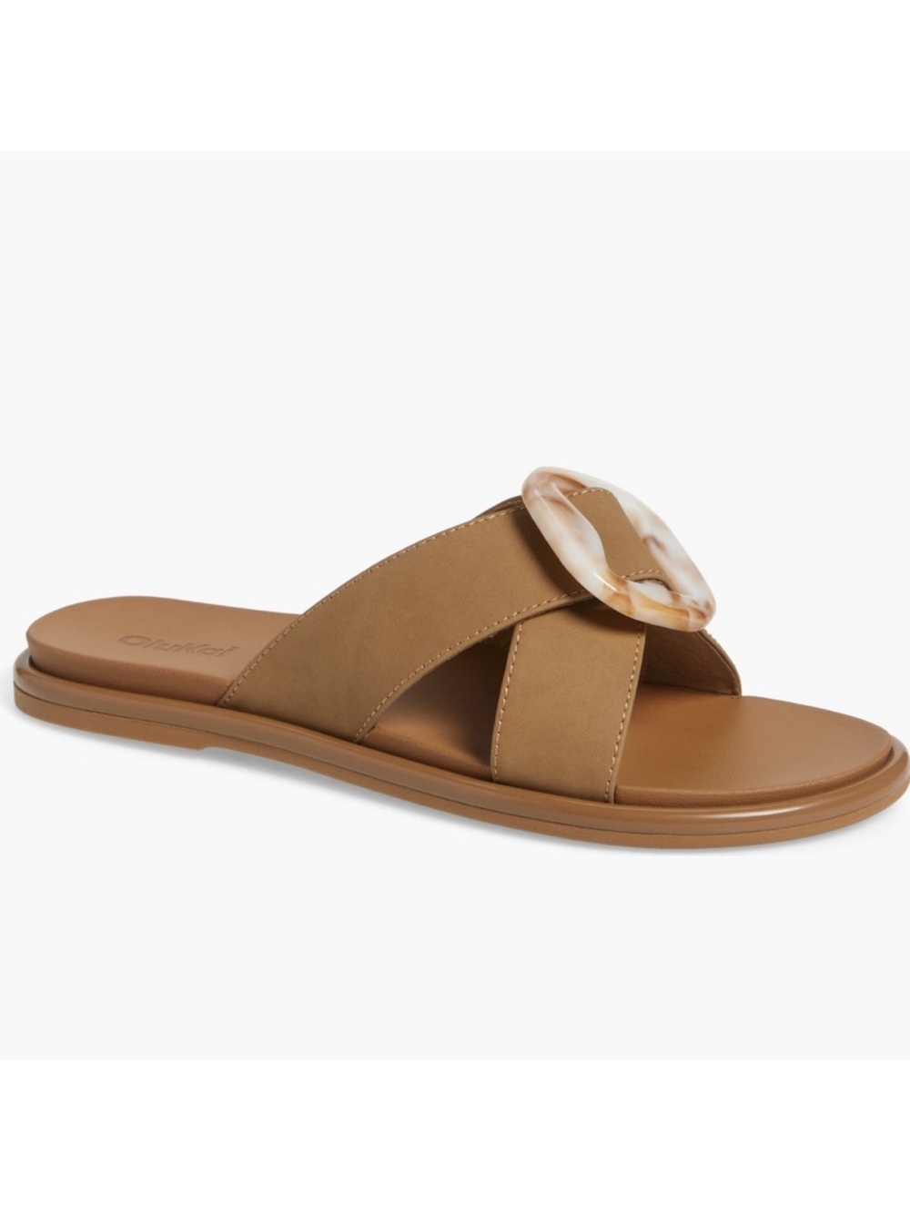 Olukai L’ai Sandals Cognac